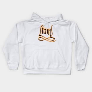 Liam - male name Kids Hoodie